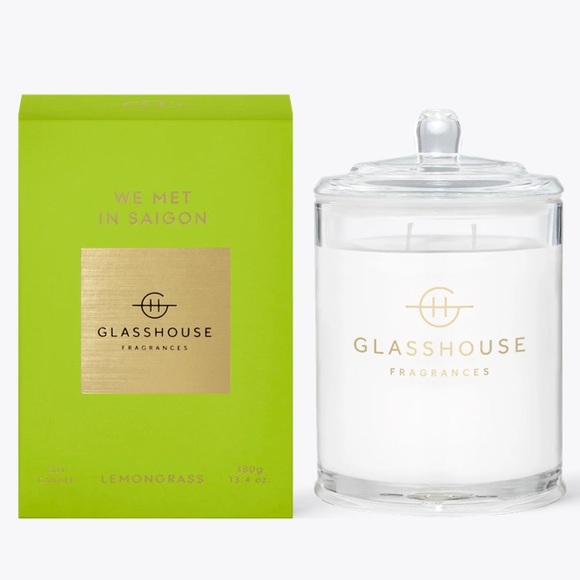 glasshouse Accents Glasshouse Candle We Met In Saigon Lemongrass